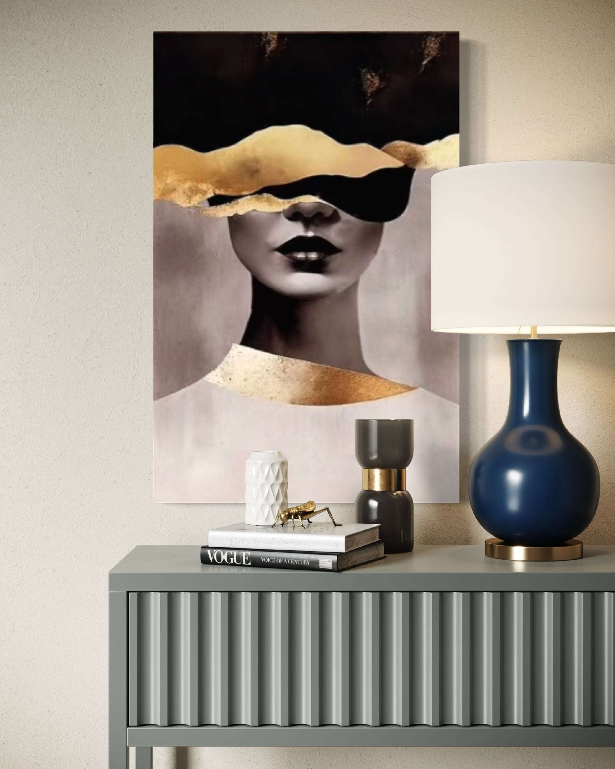 Woman Modern Canvas ,Modern Painting, Wall Art