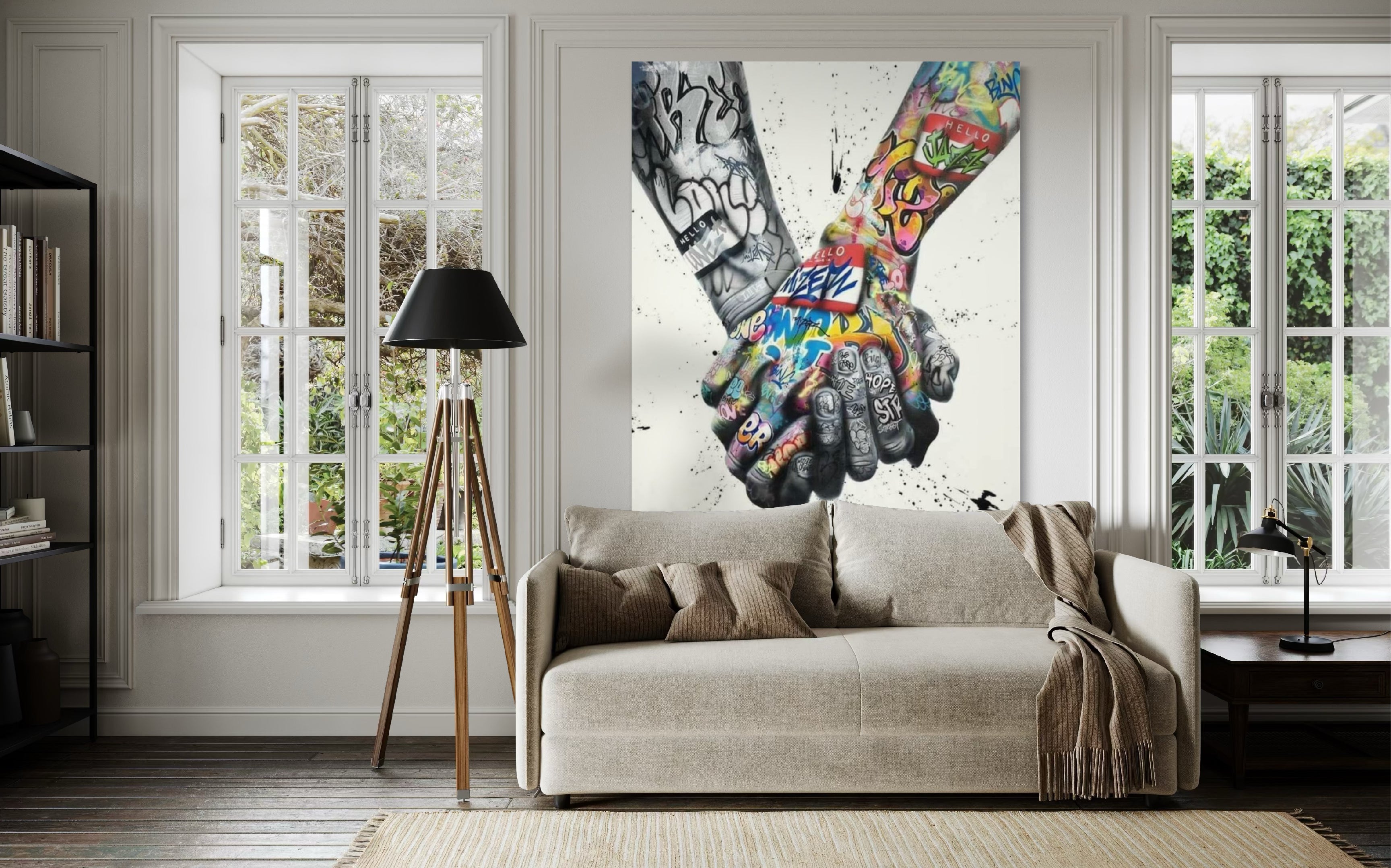 Graffiti Wall Art Colorful Wall Art