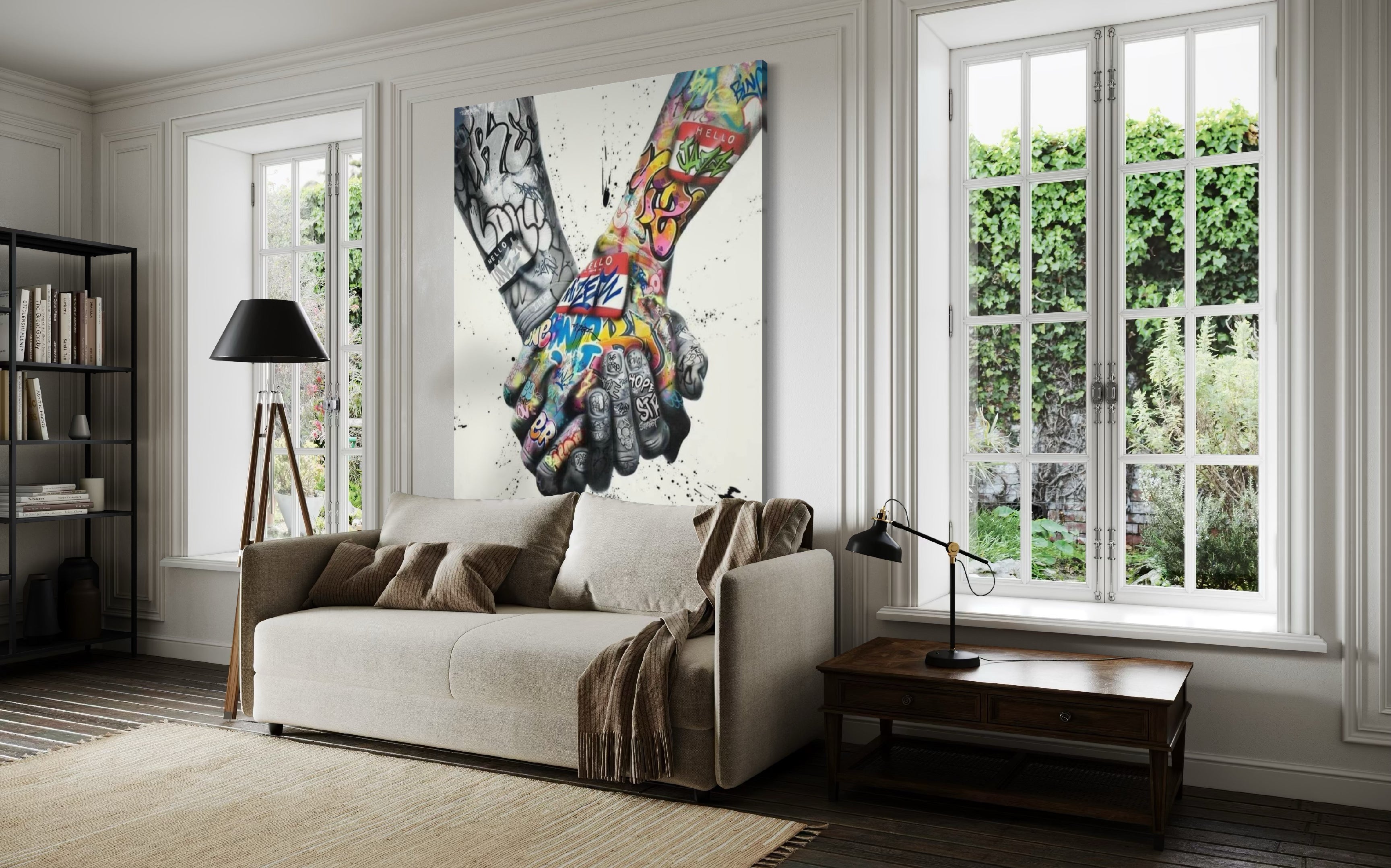 Graffiti Wall Art Colorful Wall Art