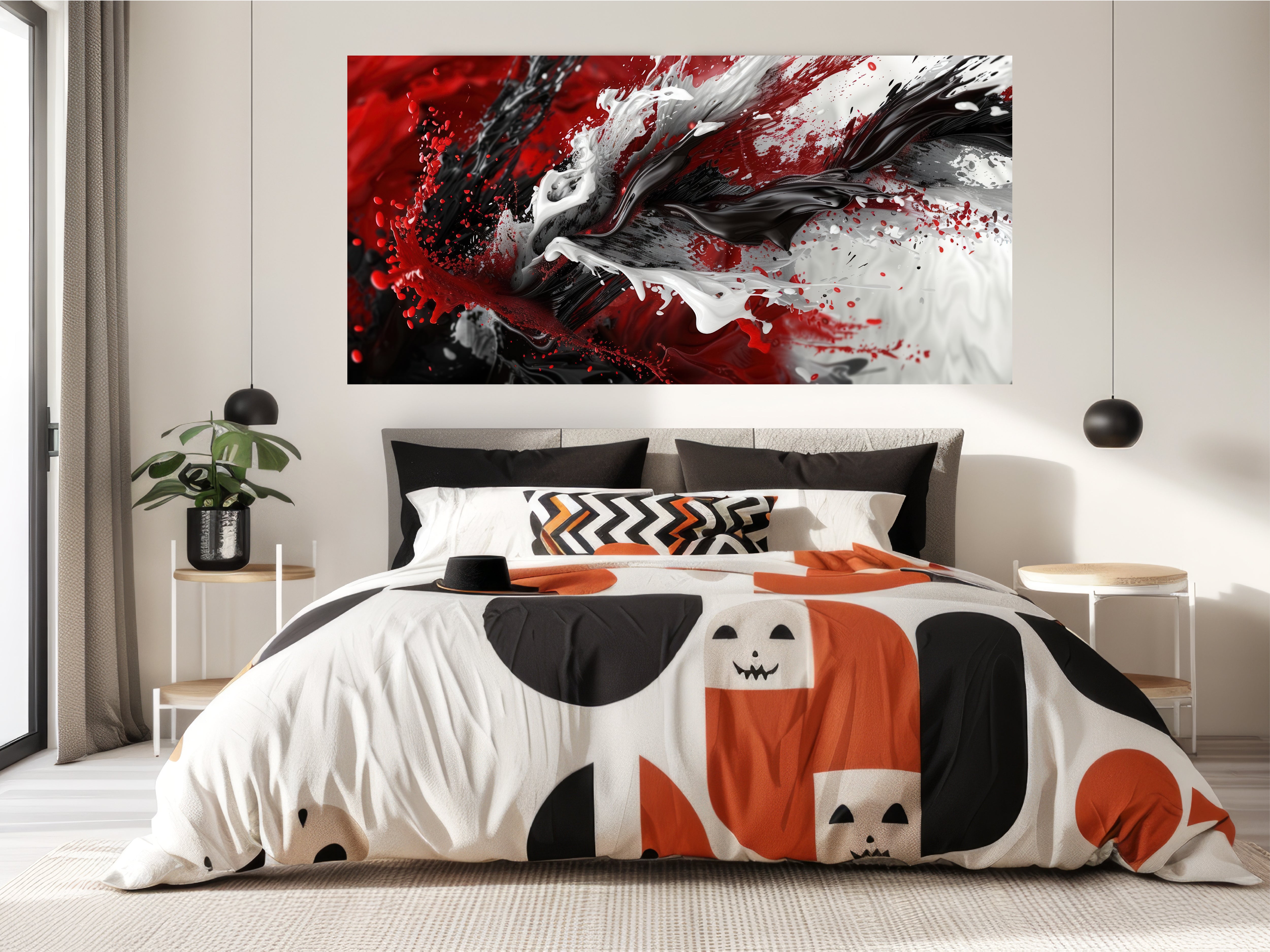 Vibrant color palette abstract
