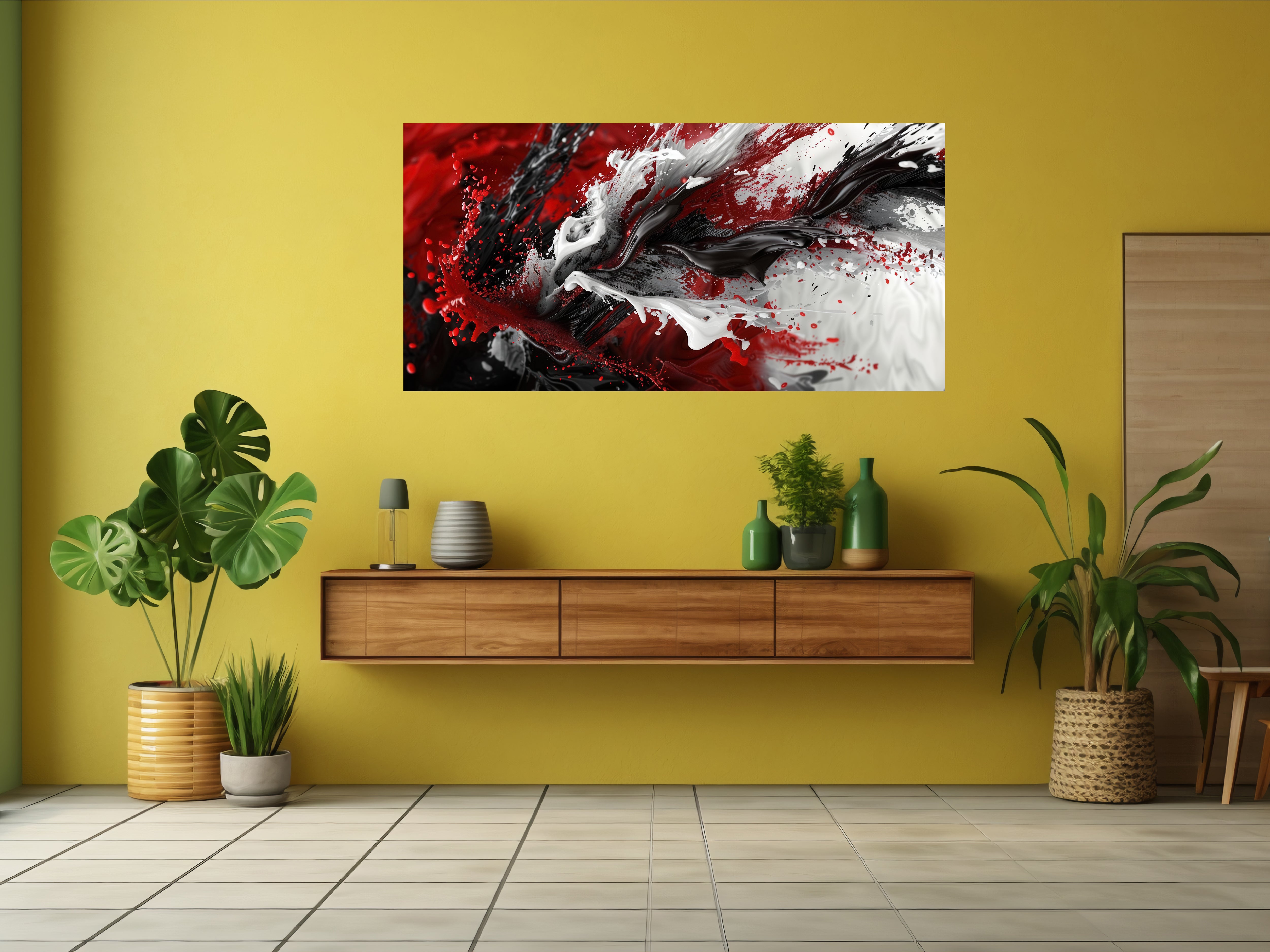 Vibrant color palette abstract